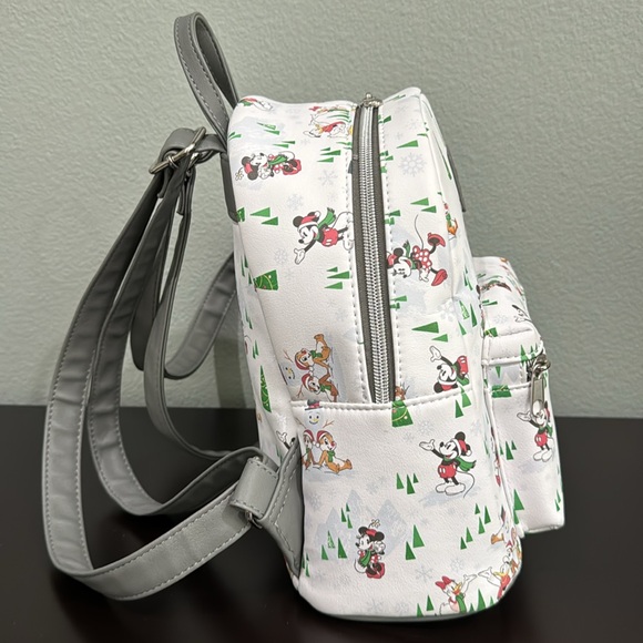 Loungefly Disney Mickey & Friends Snow Day Mini Backpack - Picture 5 of 10